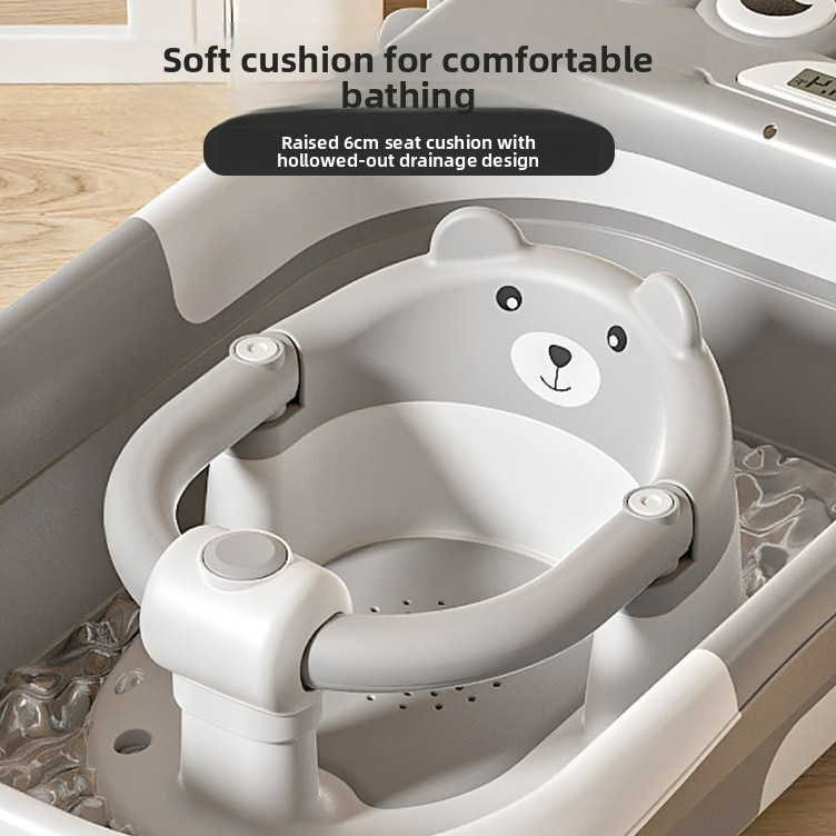 Baby Bath Seat with Anti-Slip Base